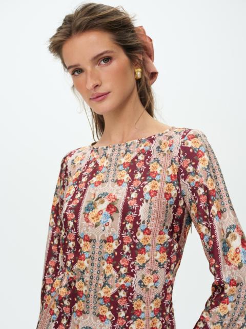 For Love & Lemons Maple Rose Mini Dress