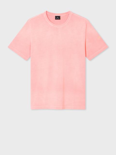 Paul Smith Pale Pink Cotton Embroidered T-Shirt