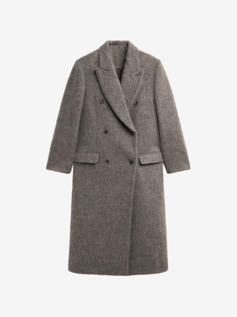 The Frankie Shop Sormark Brushed Wool Coat - Taupe