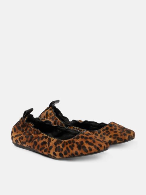 Isabel Marant leopard-print 발레리나 신발