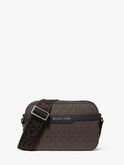 MICHAEL KORS Hudson Signature Logo Camera Crossbody Bag