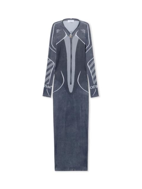 Off-White Diag Seamless Zip Dress