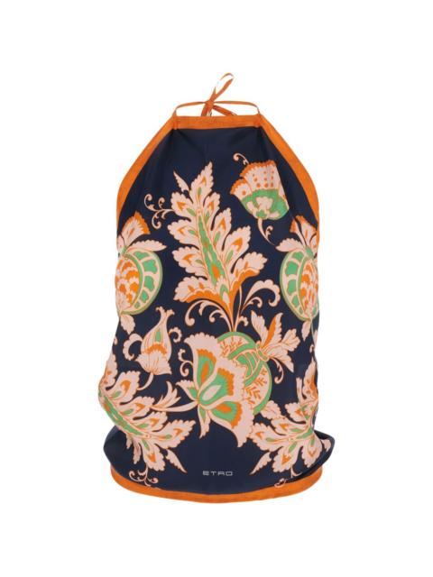 Etro floral halterneck top