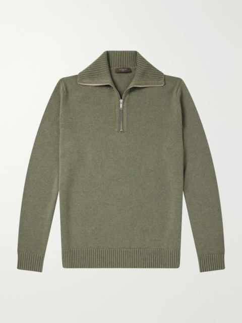 SLOWEAR Zanone Cashmere Half-Zip Sweater