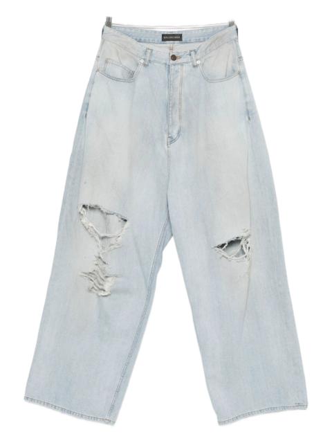 BALENCIAGA Balenciaga Ripped-detailing Jeans