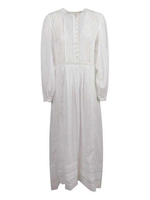 Isabel Marant Étoile pleated lace-inserts day dress