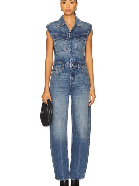 PISTOLA Ace Sleeveless Barrel Leg Jumpsuit