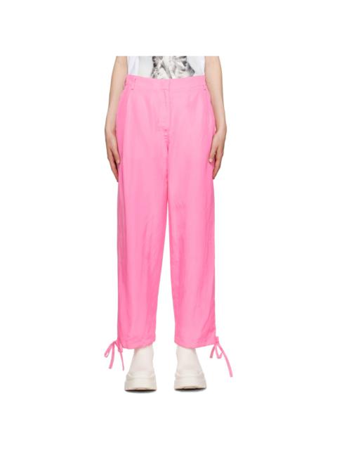 Pink Drawstring Trousers
