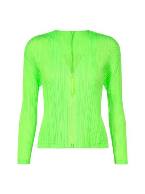 Pleats Please Issey Miyake MONTHLY COLORS : SEPTEMBER CARDIGAN