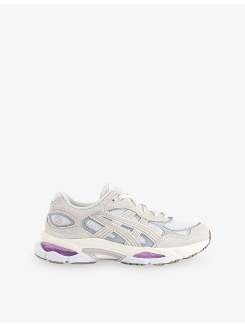 Asics Gel-NYC 2.0 Suede and Mesh Trainers