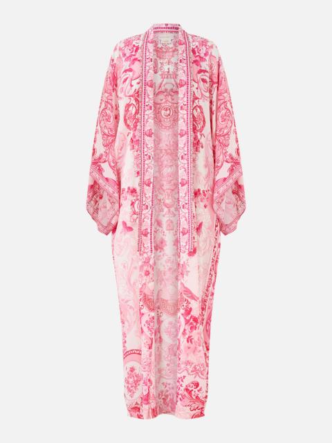 CAMILLA KIMONO LAYER WITH COLLAR LIVIN LA VIDA ROSA