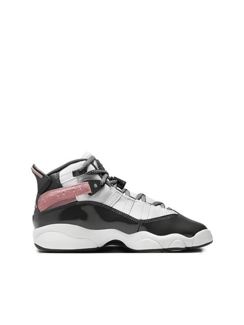 Jordan Jordan 6 Rings GS "White/Red Stardust/Vapor Green/Anthracite" sneakers