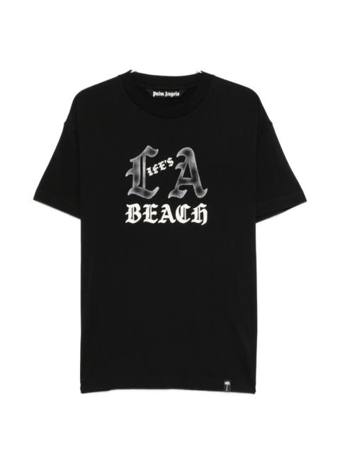 Palm Angels Palm Angels Life's A Beach Graphic-print T-shirt