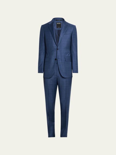 ZEGNA Men's Trofeo Plaid Suit