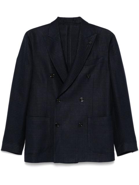 LARDINI checked blazer