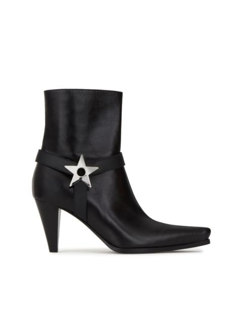 North 75mm pointed-toe boots