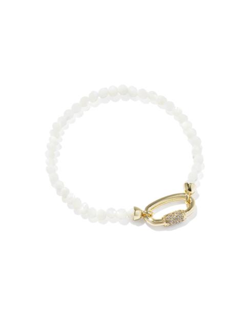 KENDRA SCOTT Emery Gold Beaded Stretch Bracelet