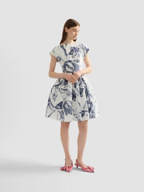 Erdem SHORT SLEEVE MINI DRESS