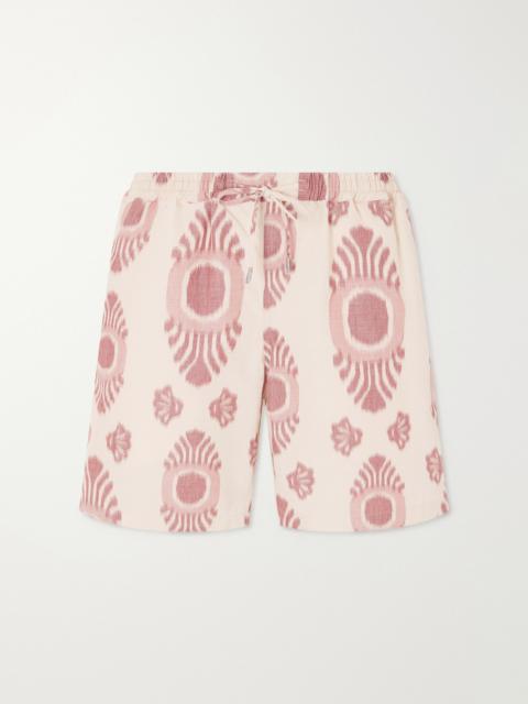 A KIND OF GUISE Volta Straight-Leg Cotton-Blend Jacquard Drawstring Shorts