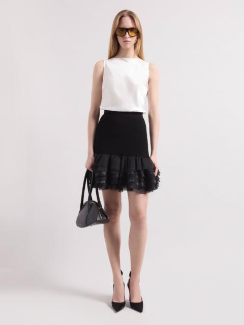 NINA RICCI Black Wool Skirt