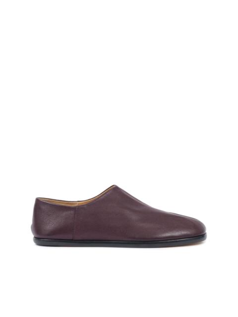 Tabi leather babouche shoes