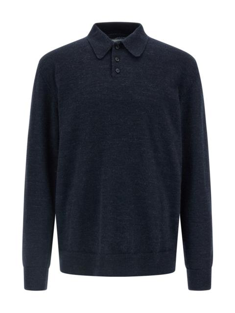 Maison Margiela Suede Patch Polo Shirt