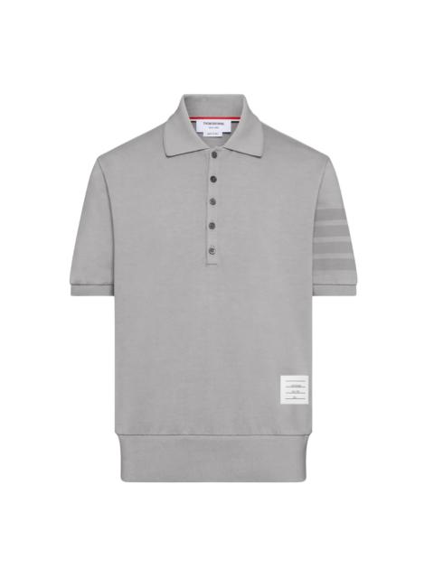 Thom Browne Garment Dyed Rib Cuff Polo