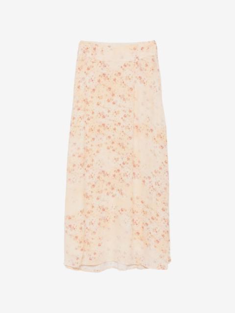 ba&sh Nattalina floral-print midi skirt