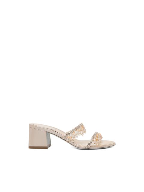 RENE CAOVILLA 50mm embellished sandals