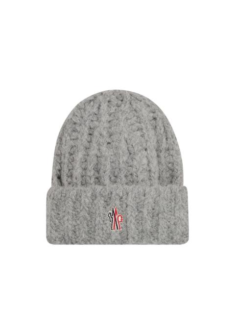 Moncler Grenoble logo-patch beanie hat