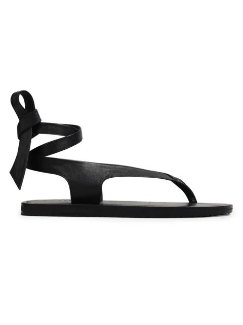 A.EMERY A. Emery Women's Elmer Ankle Tie Sandals - Black