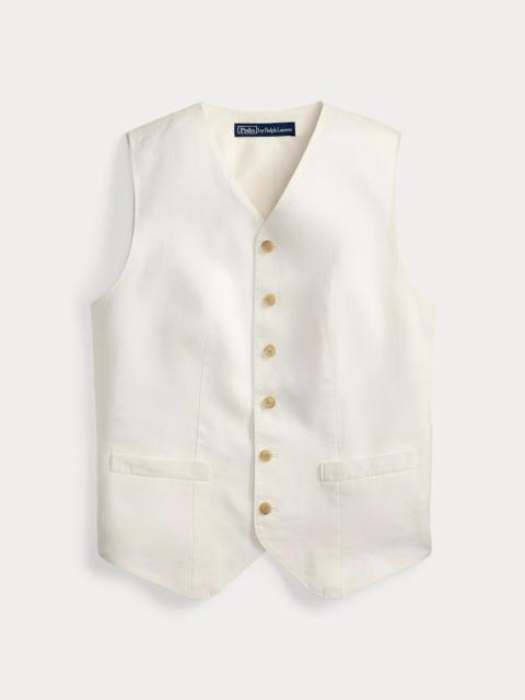 Polo Ralph Lauren Buttoned Linen Vest