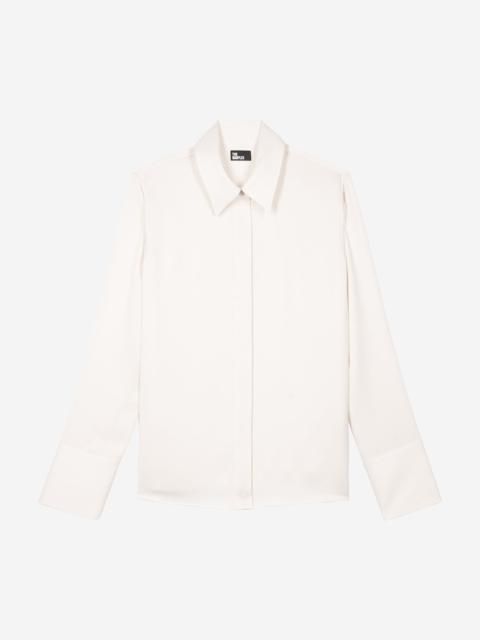 The Kooples ECRU SATIN SHIRT