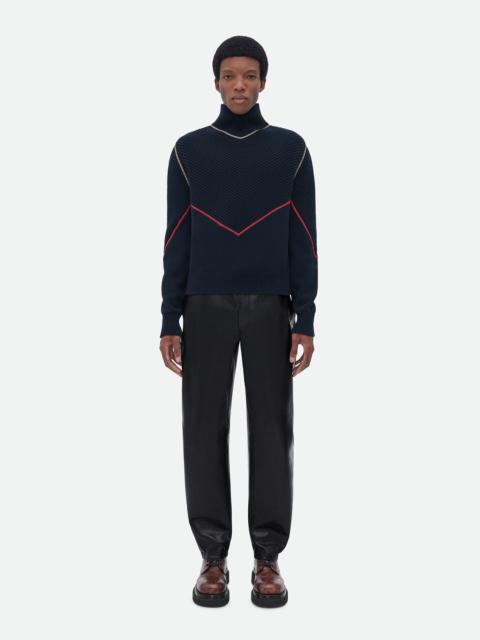 Bottega Veneta wool cashmere overlock jumper