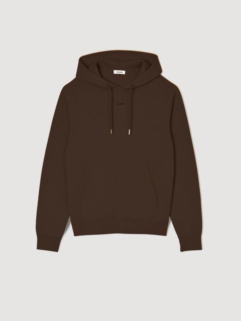 Sandro EMBROIDERED HOODIE