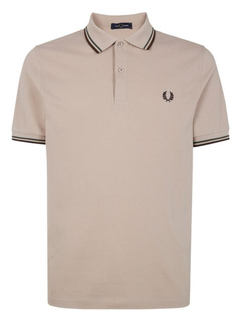 Fred Perry laurel-wreath tipped polo shirt