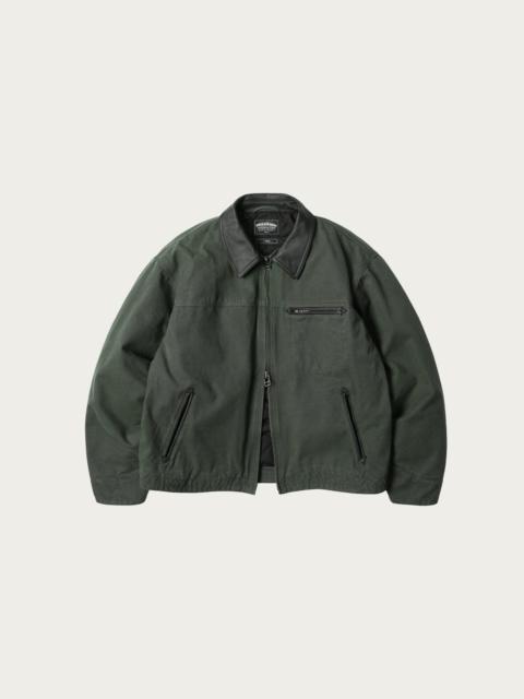 FrizmWORKS Heavy Canvas Destroyed Work Jacket - Olive