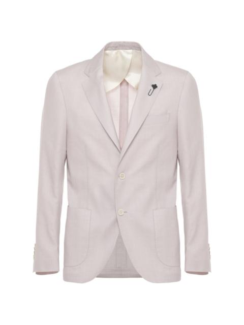 LARDINI flower-pin jacket