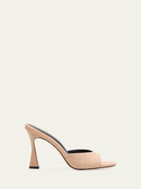 L'AGENCE 95mm Avery Suede Mules