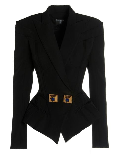 Balmain 2btn' Blazer Jackets Black