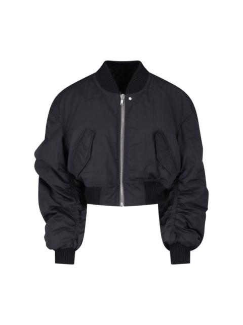 Rick Owens BOMBER JACKET "SECCHIA CROPPED FLIGHT"