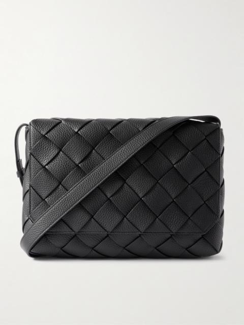 Bottega Veneta Large Diago Intrecciato Full-Grain Leather Messenger Bag