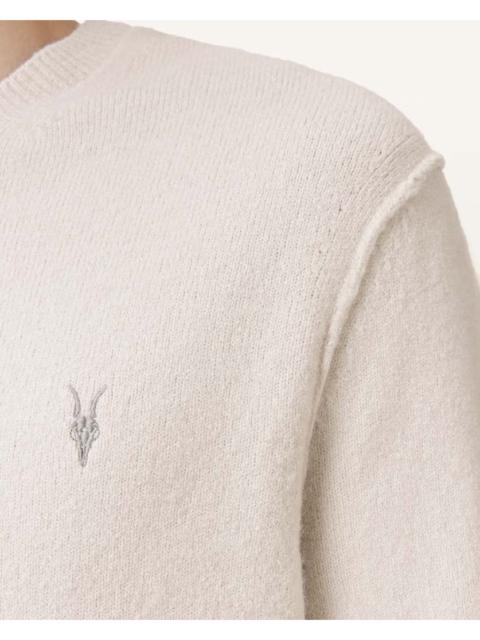 ALLSAINTS STATTEN RAMSKULL CREW NECK SWEATER