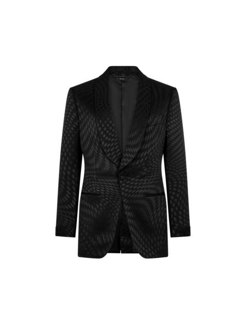 TOM FORD JACQUARD SHELTON COCKTAIL JACKET