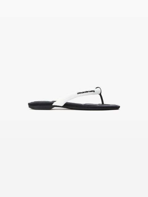 Alexander Wang JENNA TUBULAR FLAT THONG SANDAL