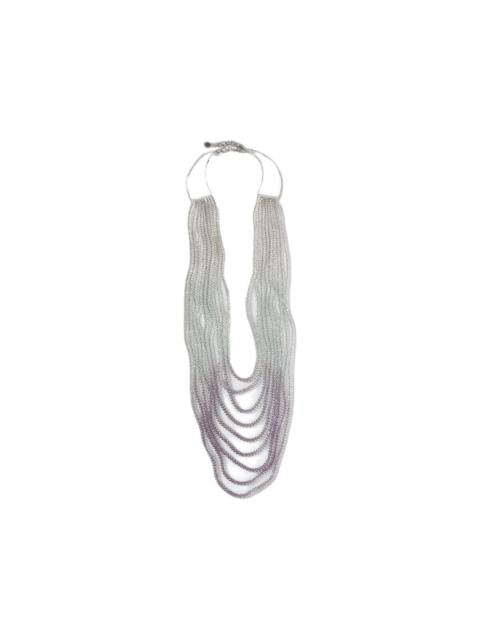 EMPORIO ARMANI multi-strand beaded necklace