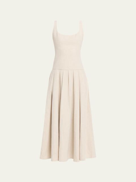 ANNA QUAN Marcelle Drop-Waist Maxi Dress
