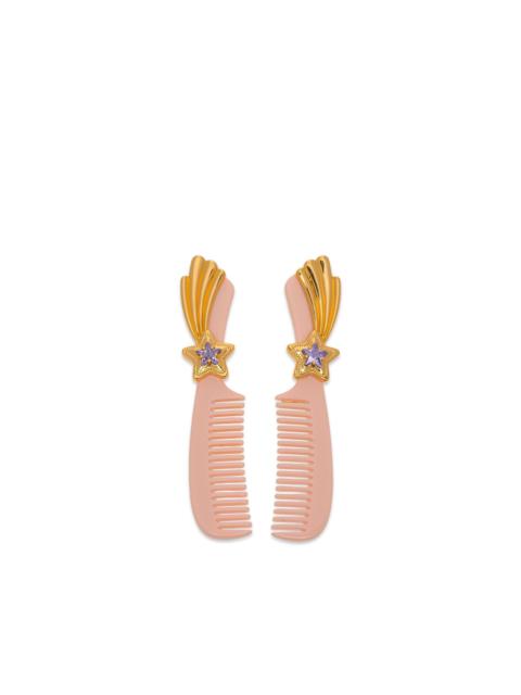 ASHLEY WILLIAMS star-detail comb earrings