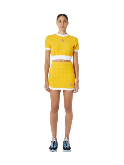 CASABLANCA Monogram Terry Skirt | Casablanca Paris