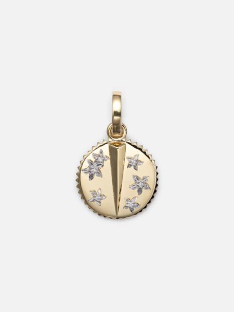 FOUNDRAE Resilience 18kt gold pendant necklace with diamonds
